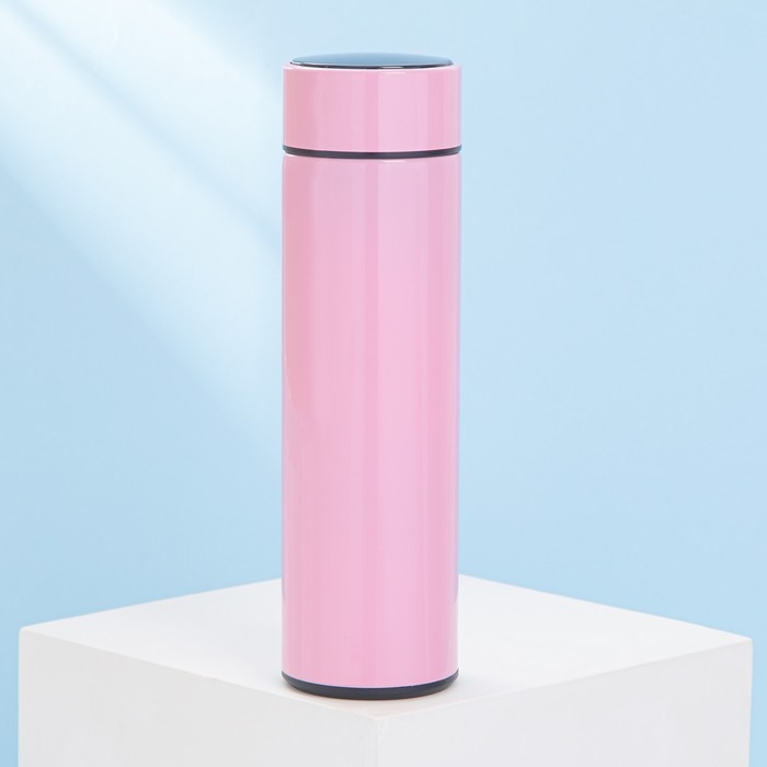 Термос с индикатором температуры «Бесконечно прекрасно», 500 мл, сохраняет тепло 8-10 ч