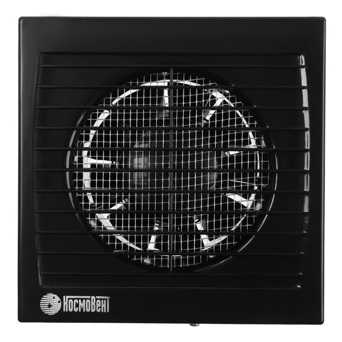 Вентилятор вытяжной Вентилятор вытяжной "КосмоВент" В100-ок, d=100 мм, 10 Вт, 40 дБ, 105 м³/ч, обр.клапан, черн
