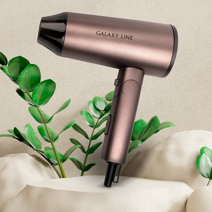 Фен Galaxy LINE GL 4349, 2000 Вт, 2 скорости,  3 температурных режима, коричневый