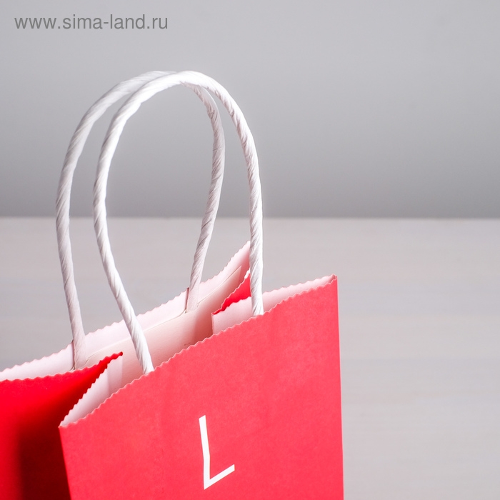 Пакет подарочный крафт, упаковка, «Love», 12 х 21 х 9 см Пакет подарочный крафт, упаковка, «Love», 12 х 21 х 9 см