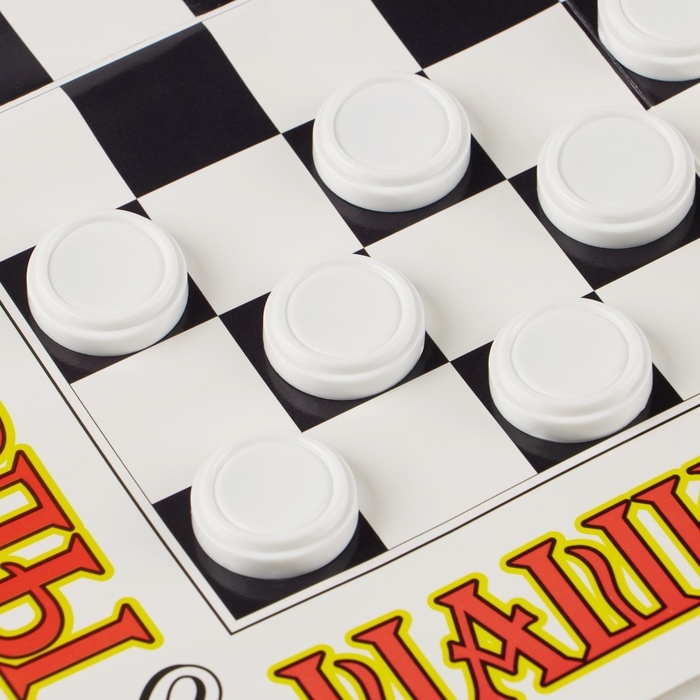 Игра настольная на логику  Игра настольная на логику "Шашки-нарды"