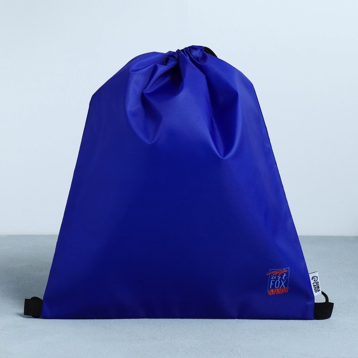 Мешок для обуви, болоньевый материал «1 сентября» цвет синий, 30 х 40 см