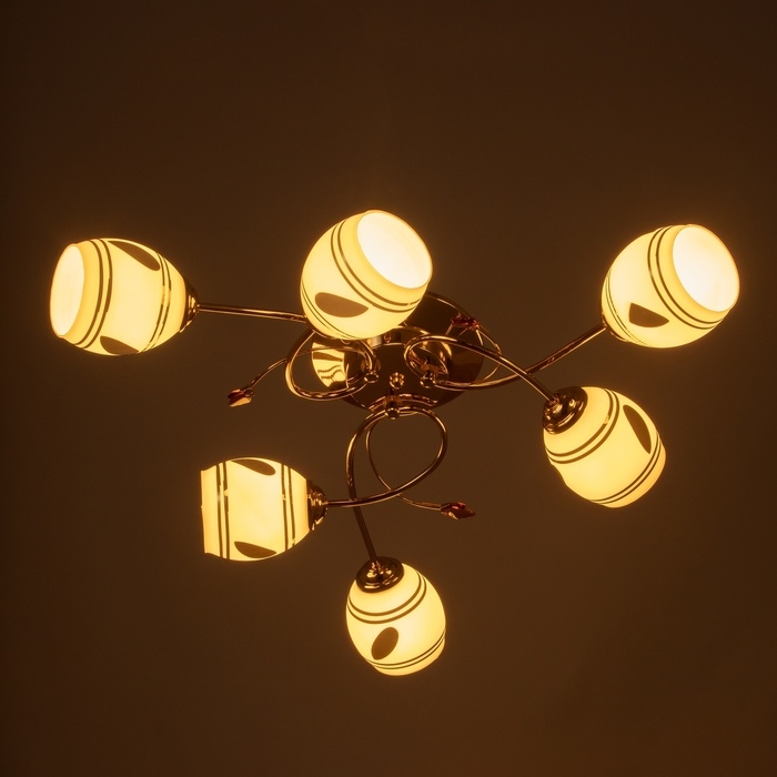 Люстра Люстра "Аннета" 6х40Вт Е27 Золото МОДЕЛЬ: 2800087