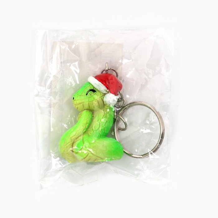 Новогодний брелок для ключей, объемный «Новый год: Змейка» 2,3 х 8,5 см Новогодний брелок для ключей, объемный «Новый год: Змейка» 2,3 х 8,5 см