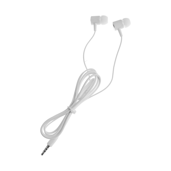 Наушники CB-51, проводные, вакуумные, микрофон, 1 м, Jack 3.5 мм, белые Наушники CB-51, проводные, вакуумные, микрофон, 1 м, Jack 3.5 мм, белые