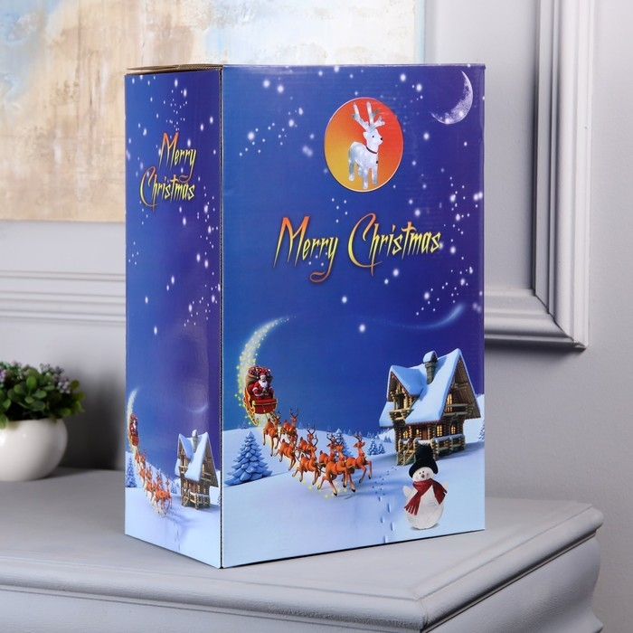 Светодиодная фигура «Оленёнок» 28 × 36 × 18 см, акрил, 40 LED, 220 В, свечение белое Светодиодная фигура «Оленёнок» 28 × 36 × 18 см, акрил, 40 LED, 220 В, свечение белое