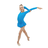 Купальник для гимнастики и танцев Grace Dance, р. 32, цвет бирюзовый