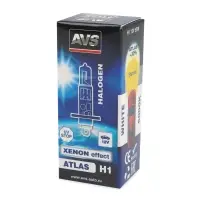 Галогенная лампа AVS ATLAS BOX/5000К/ H1.12V.55.коробка 1шт.