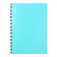 Тетрадь на спирали ErichKrause. Pastel А4, 80 листов, в клетку, пластиковая обложка, блок офсет, МИКС