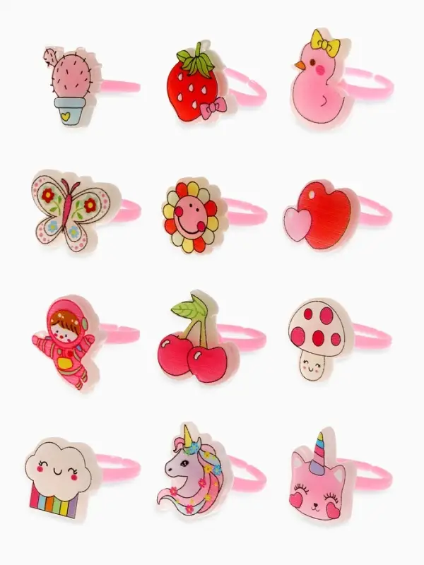 Кольцо Выбражулька &laquo;Зверюшки&raquo;, форма МИКС, безразмерное, МИКС