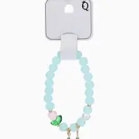 Браслет "Тюльпанчик" шар №8, цвет голубой