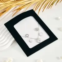 Набор подарочных коробочек под набор 6 шт. &laquo;Подложка&raquo;, 13.5&times;11.5&times;0.5 см, чёрный
