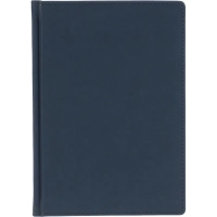 Ежедневник недатированный А5+, 136л, VELVET темно - синий  3-115/18