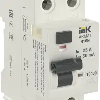 Выключатель дифференциального тока R10N (УЗО) 2п 25А 30мА тип A
