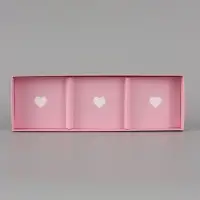 Коробка кондитерская для муссовых пирожных &laquo;Сердечки&raquo;, 27&times;8.6&times;6.5 см