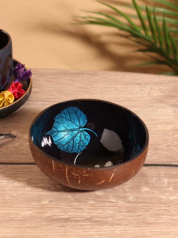 Чаша Чаша "Стрекоза" 14х14х6 см, кокос