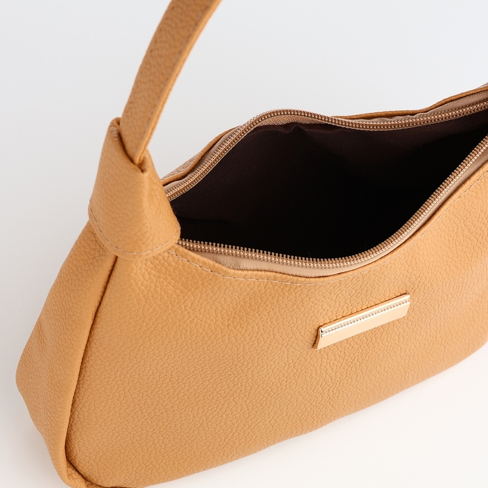 Сумка женская на молнии, цвет бежевый Сумка женская на молнии, цвет бежевый