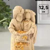 Фигурка декоративная &laquo;Берегиня и Богач&raquo;, гипс, 12.5&times;8&times;7 см