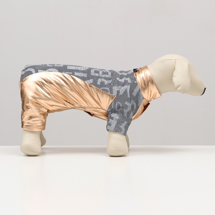 Комбинезон Комбинезон "Ультра", размер 14 (ДС 32 см, ОГ 42 см, ОШ 31 см), золотой