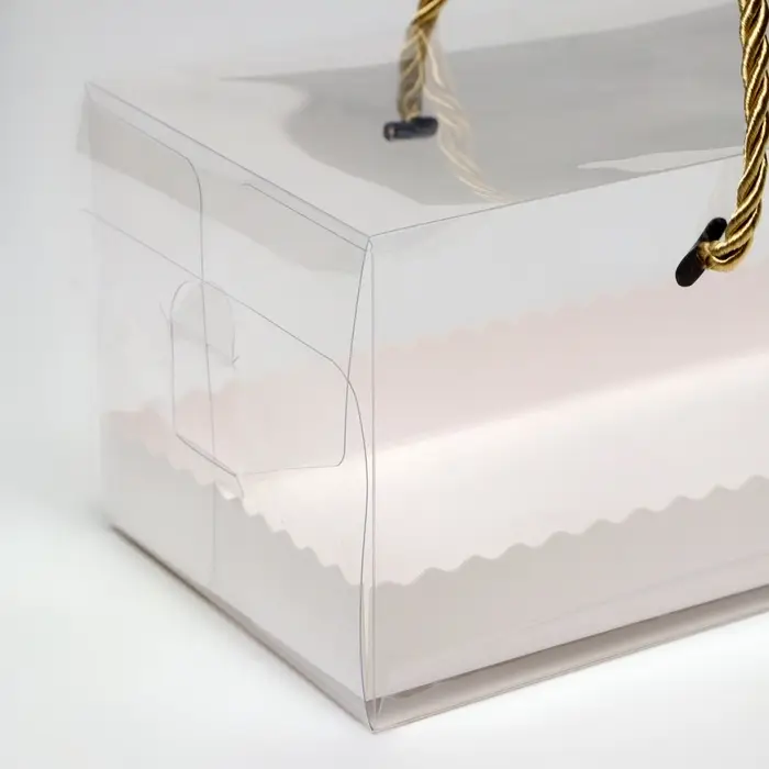 Коробка под рулет, белая 27.5&times;11&times;9.5. Кондитерская упаковка