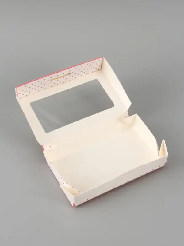 Коробка подарочная с окном &laquo;Только для тебя&raquo;, 20&times;12&times;4 см, самосборная