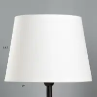Лампа настольная RISALUX &laquo;Хильда&raquo;, Е14, 40 Вт, оранжевая, 20&times;20&times;31 см