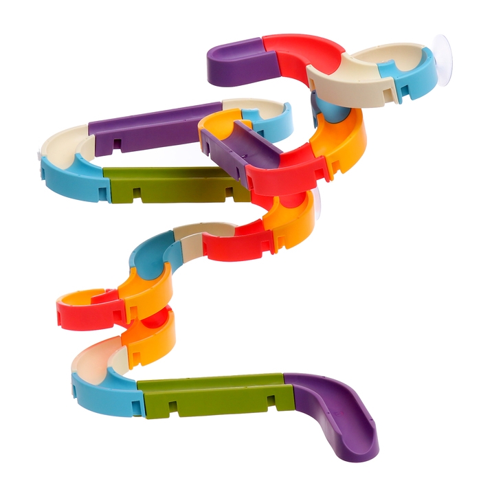 Игрушка для купания в ванной «Забавные горки», 48 деталей Игрушка для купания в ванной «Забавные горки», 48 деталей