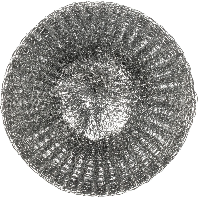 Губка-мочалка спираль Luscan Professional металлич 110х110х45 мм 60г 1шт/уп