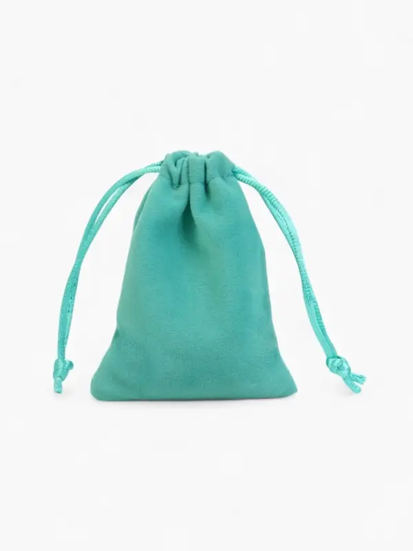 Мешочек бархатный «Классика», 9×7 см, тиффани