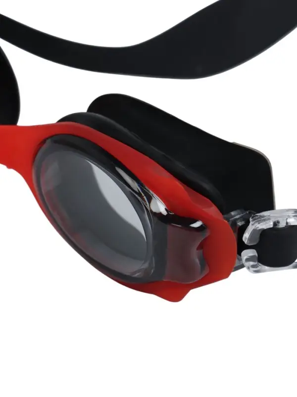 Очки для плавания детские ONLYTOP, беруши, цвет чёрный