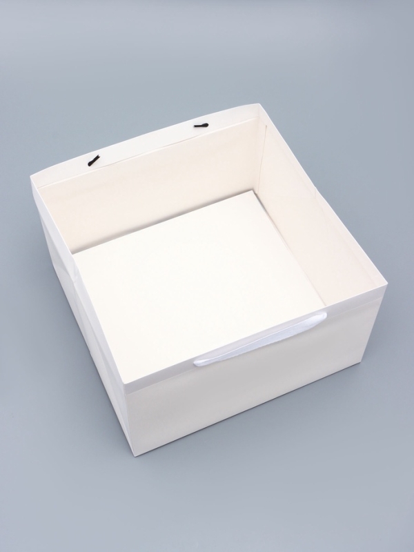 Пакет для торта, с широким дном 30 х 30 х 17,5 см, белый Пакет для торта, с широким дном 30 х 30 х 17,5 см, белый