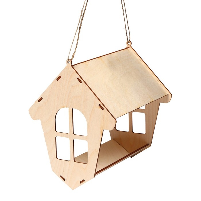 Деревянная кормушка-конструктор для птиц «Избушка» своими руками, 18 × 19 × 21 см, Greengo Деревянная кормушка-конструктор для птиц «Избушка» своими руками, 18 × 19 × 21 см, Greengo