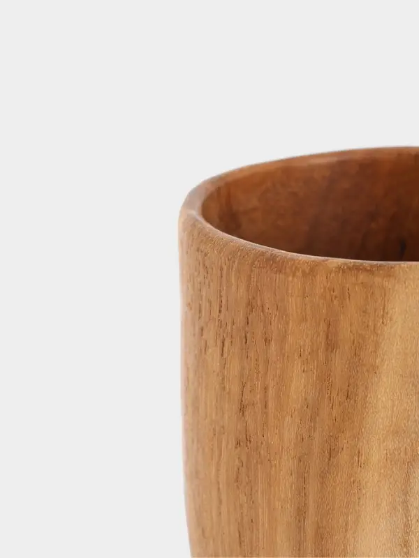 Бокал, 8&times;8&times;18 см, тиковое дерево