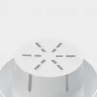 Горшок для цветов &laquo;Япония&raquo;, 1.2 л, d=16 см, h=14 см, пластиковый, бело-коричневый