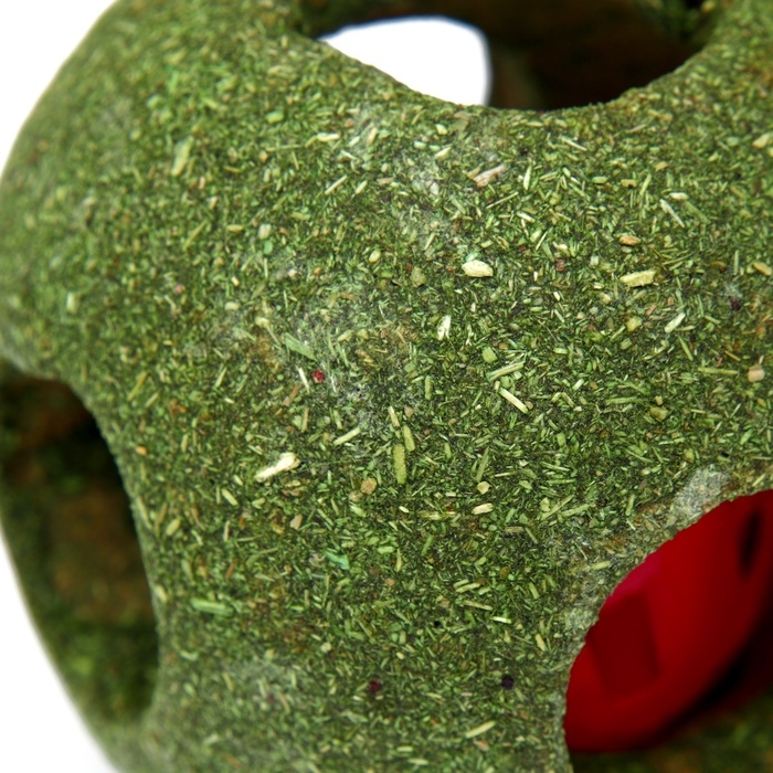 Игрушка для кошек из прессованной кошачьей мяты  Игрушка для кошек из прессованной кошачьей мяты "Двойная радость", 8 см