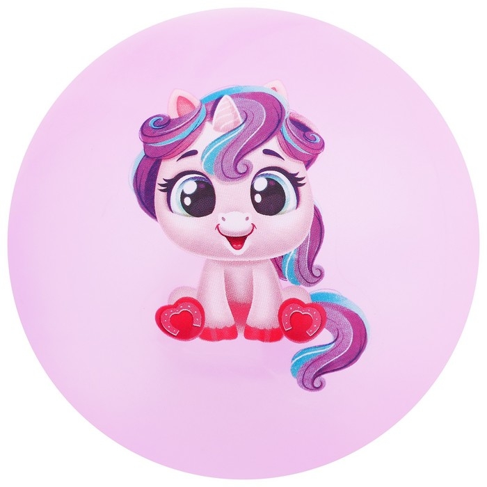 Мяч детский ZABIAKA «Единорожка», d=22 см, цвет МИКС Мяч детский ZABIAKA «Единорожка», d=22 см, цвет МИКС