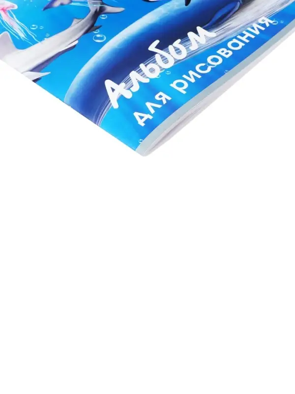 Альбом для рисования Calligrata &laquo;Морской мир&raquo; А4, 40 листов, на скрепке, плотность листов 100 г/м&sup2;, обложка из мелованного картона