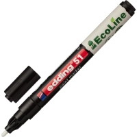 Маркер лаковый E-51 на водной основе, чёрный, 1-2 мм