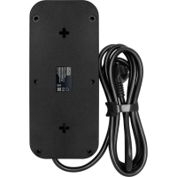 Сетевой фильтр Powercom SP-08 USB03AB 1,8 m (8 розеток) черный