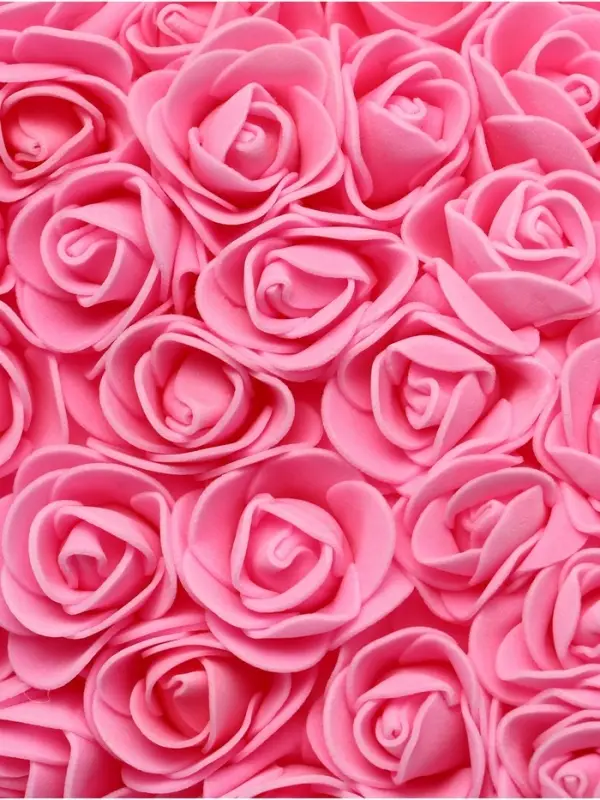 Сердце из розовых роз