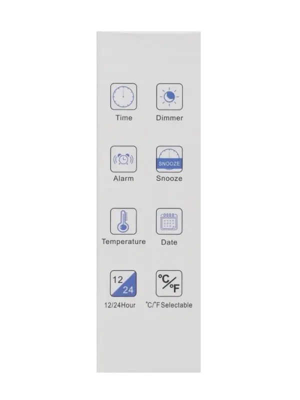 Часы - будильник электронные настольные с проекцией на потолок, термометром, календарем, USB   10911 Часы - будильник электронные настольные с проекцией на потолок, термометром, календарем, USB   10911