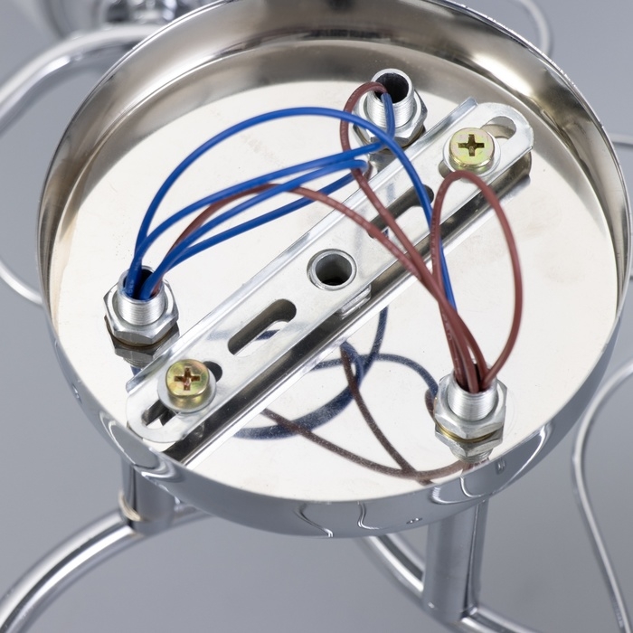 Люстра Люстра "Идрис" 3хЕ27 40Вт хром 48х48х26 см