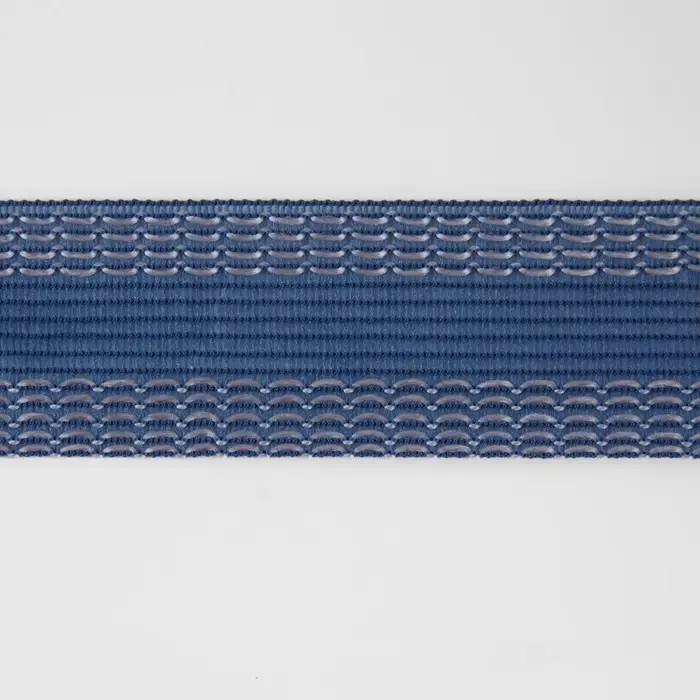 Лента для подгибания швов, термоклеевая, 25 мм, 100 см, синий