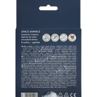 Восковые мелки 8 цветов, ErichKrause Kids Space Animals