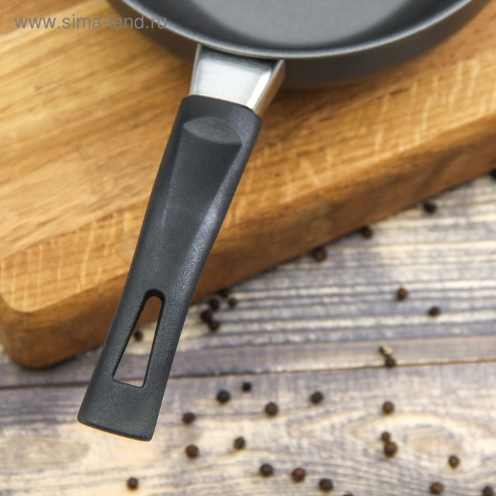 Ковш Promo, 900 мл, d=16 см, бакелитовая ручка, антипригарное покрытие, цвет серый Ковш Promo, 900 мл, d=16 см, бакелитовая ручка, антипригарное покрытие, цвет серый