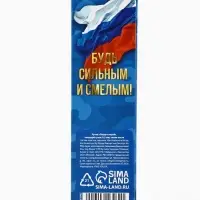 Ручка пиши-стирай, пластик, с колпачком «С 23 февраля!», синяя паста, 0.5 мм