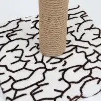 Когтеточка &laquo;Столбик&raquo;, 54&times;30&times;30 см, на подставке, джут, цвет МИКС