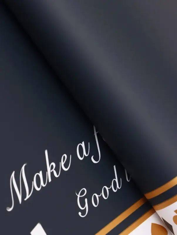 Пленка для цветов, &laquo;Удача&raquo;, тёмно-синий, 57&times;57 см