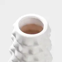 Ваза напольная керамика "Ларго" 57х13 см, белый