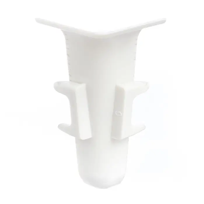 Угол внутренний для плинтуса «Деконика», 55 мм, цвет 253 ясень серый